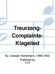 Treurzang-Complainte-Klagelied