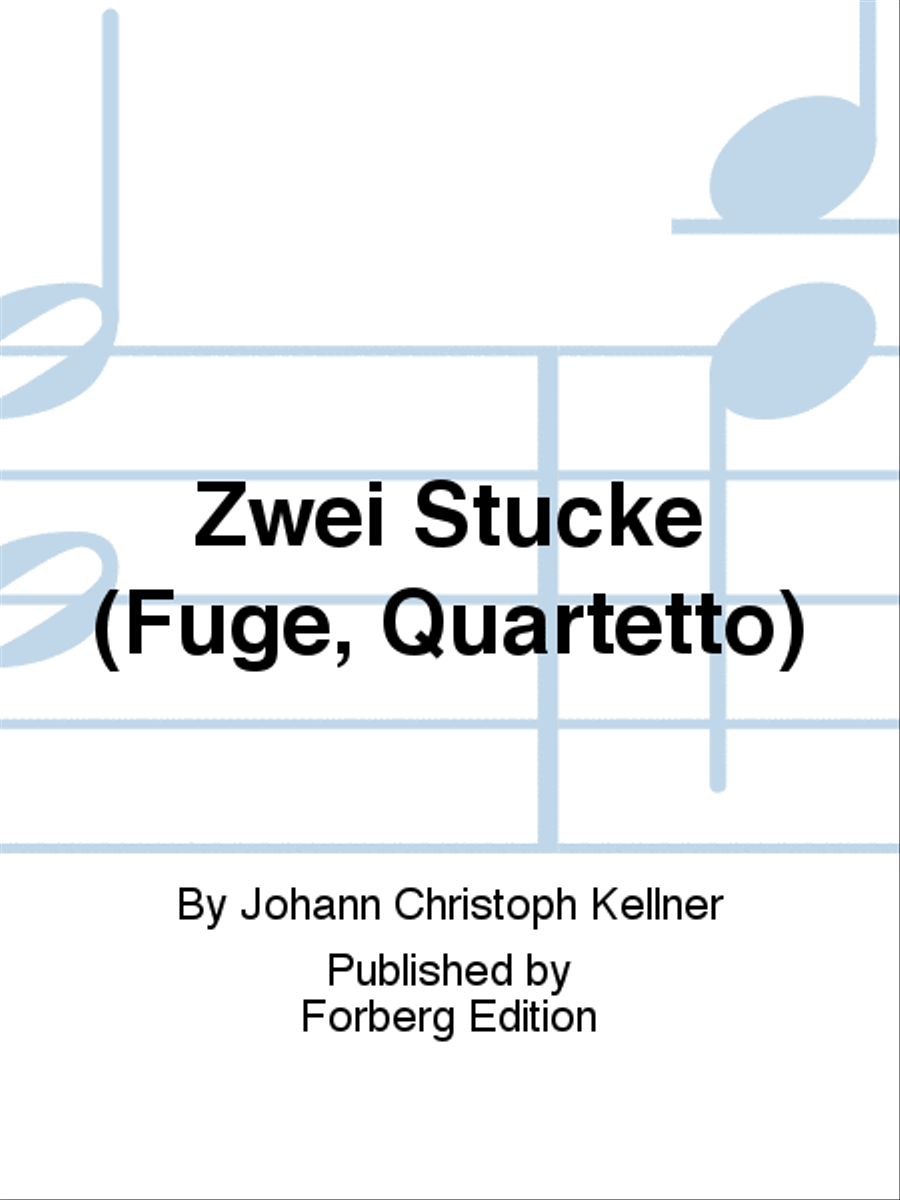 Zwei Stücke (Fuge, Quartetto) Flute scores gallery preview page 1