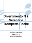 Divertimento N 2 Serenade Trompette Poche