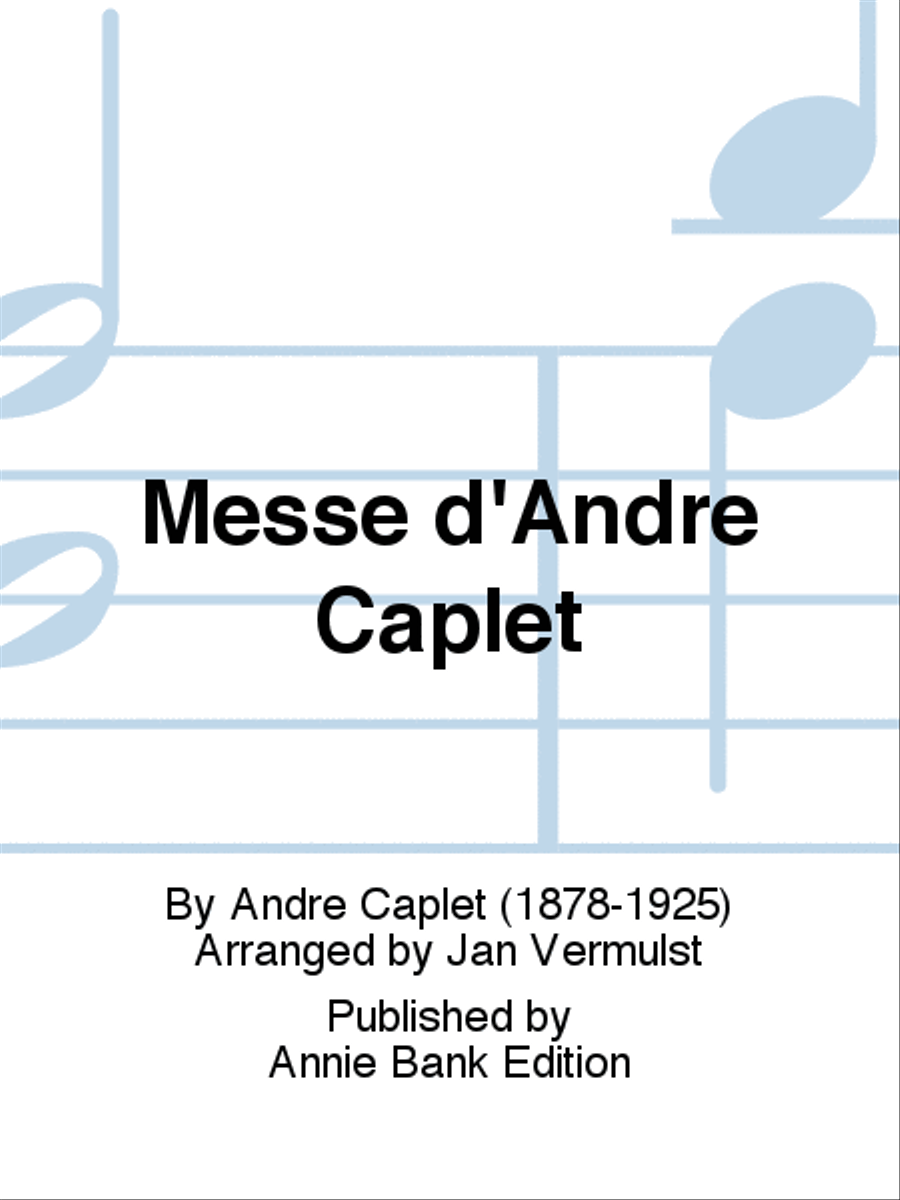Messe d'André Caplet 4-Part scores gallery preview page 1
