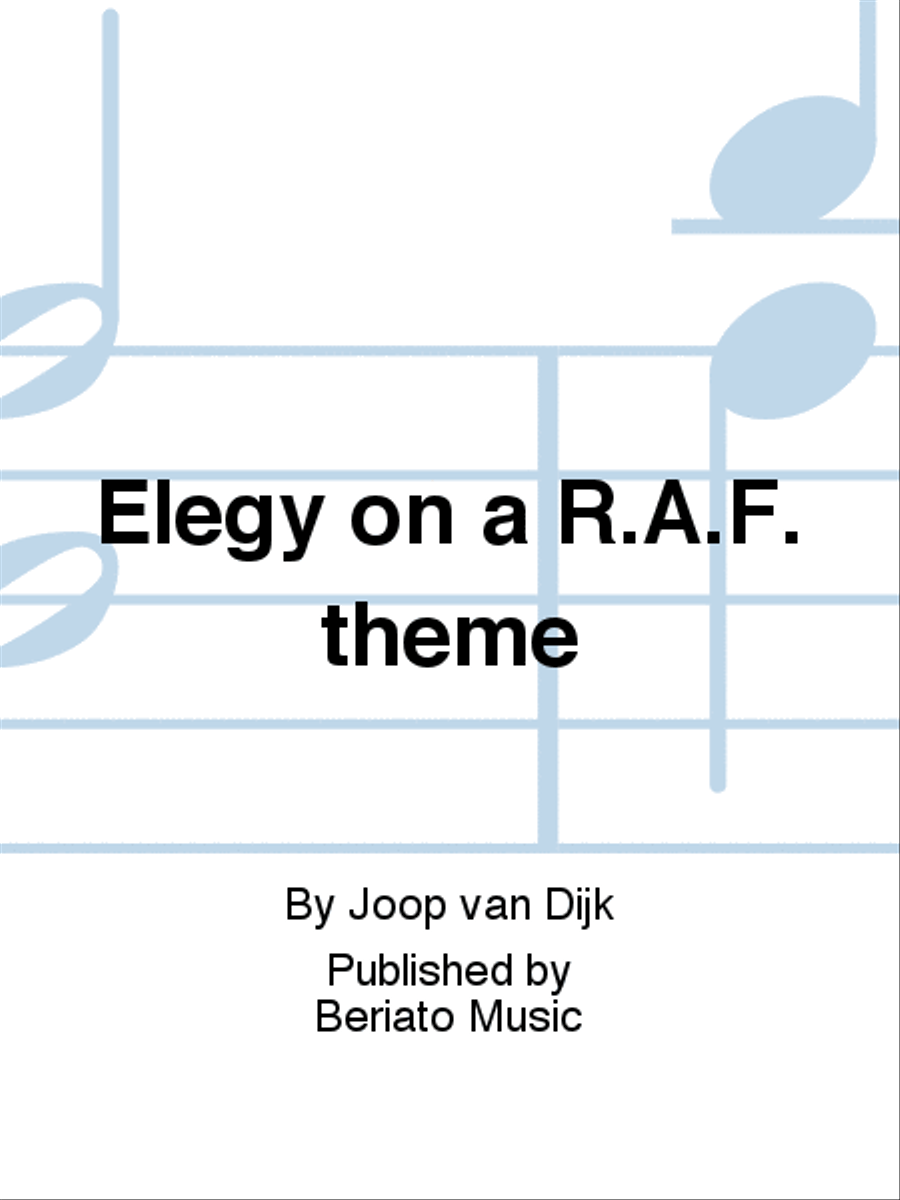 Elegy on a R.A.F. theme Brass Band scores gallery preview page 1