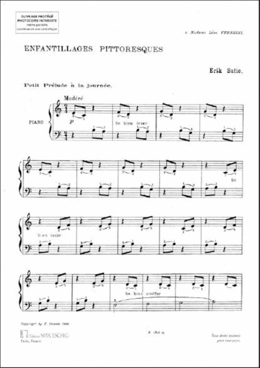Enfantillages Pittoresques Piano Piano Solo scores gallery preview page 2