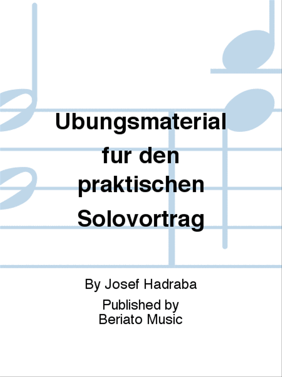 Übungsmaterial für den praktischen Solovortrag Trombone Solo scores gallery preview page 1