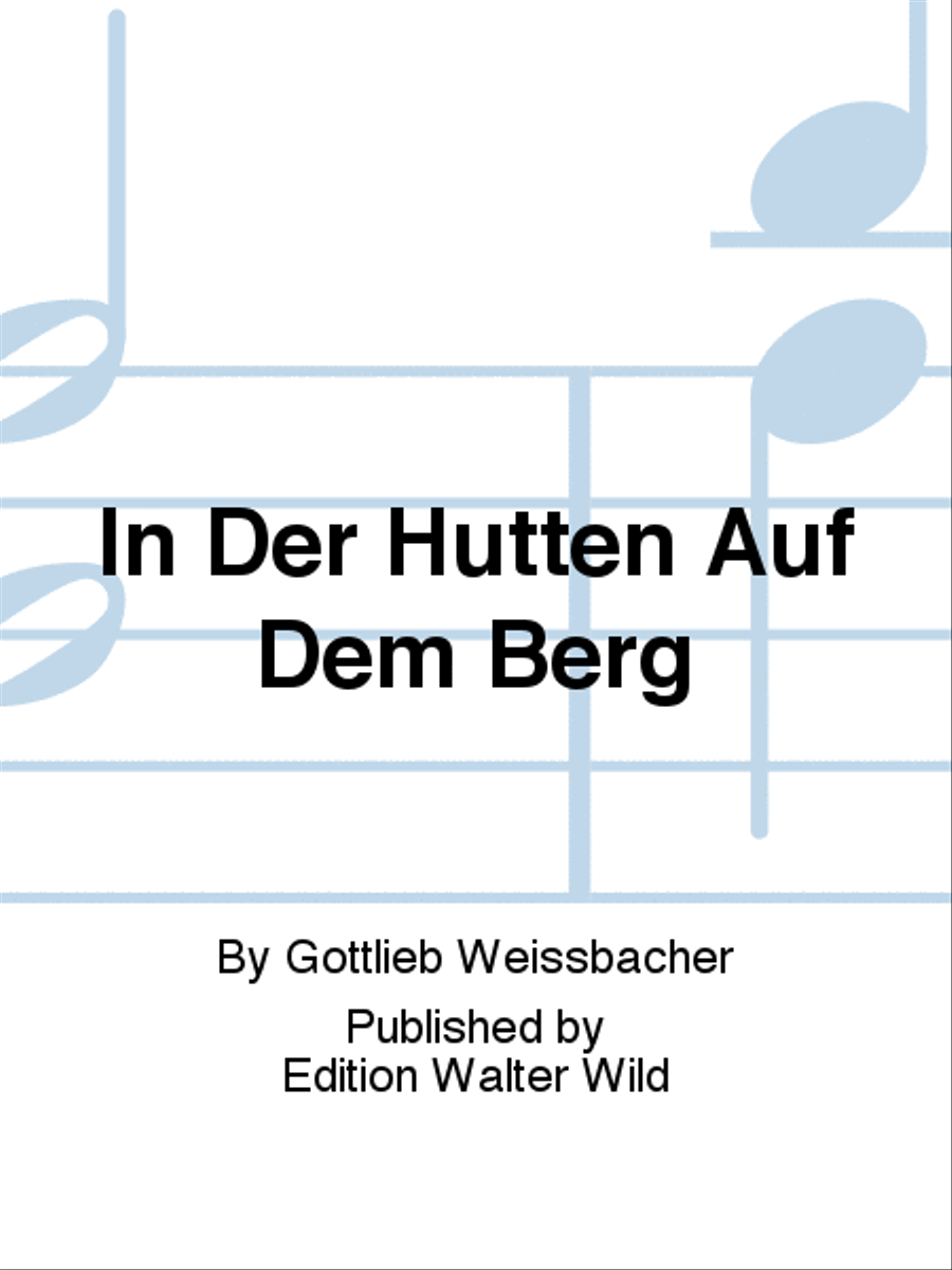 In Der Hütten Auf Dem Berg Accordion scores gallery preview page 1