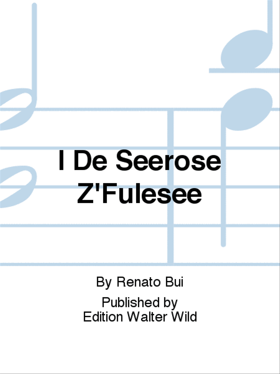 I De Seerose Z'Fulesee Accordion scores gallery preview page 1