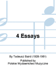 4 Essays