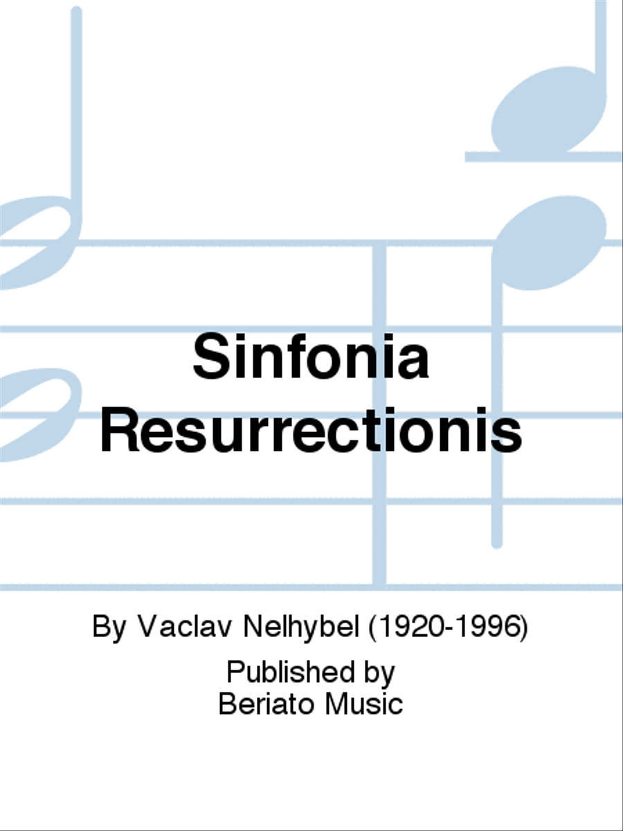 Sinfonia Resurrectionis Concert Band scores gallery preview page 1