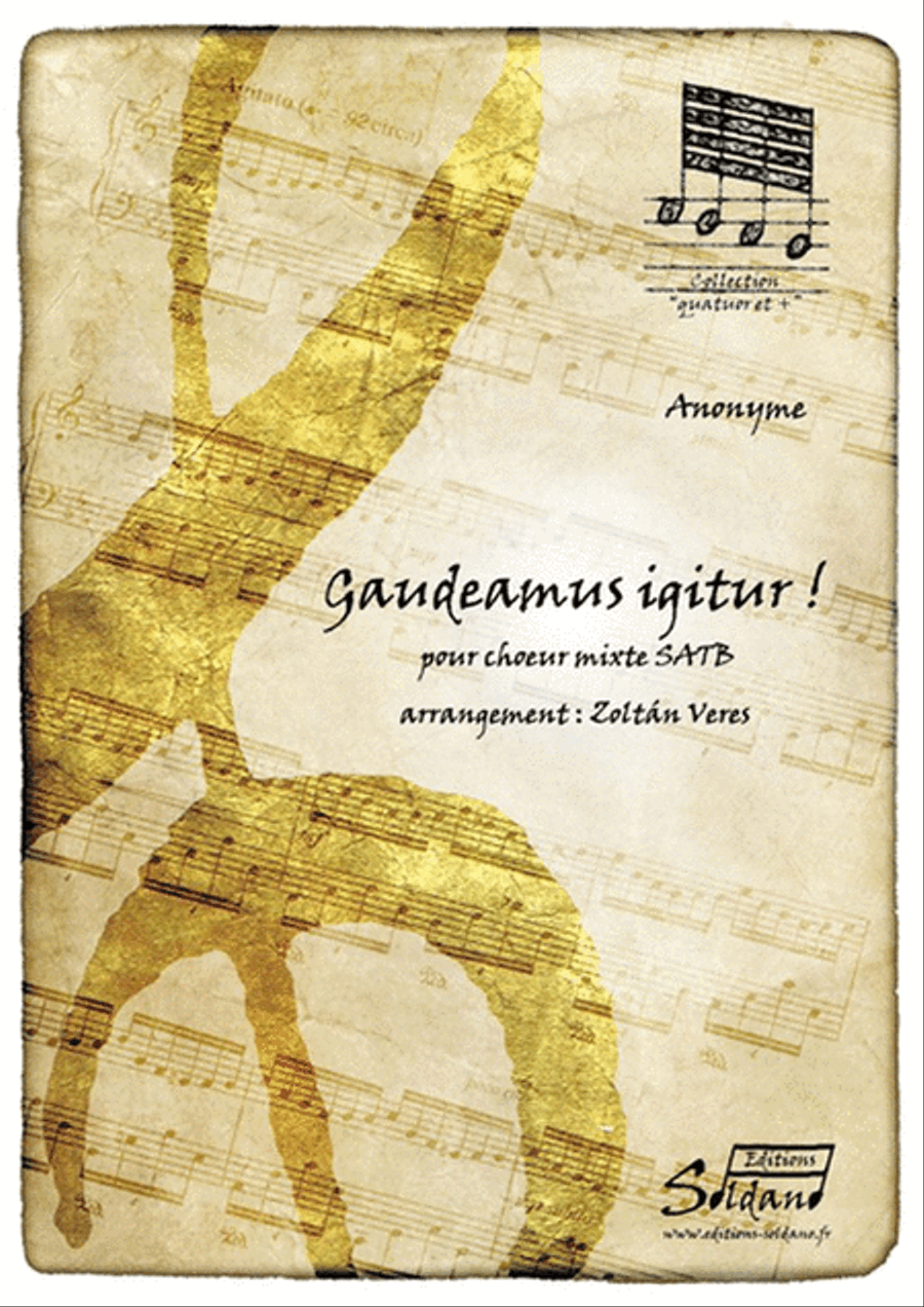Gaudeamus Igitur 4-Part scores gallery preview page 1