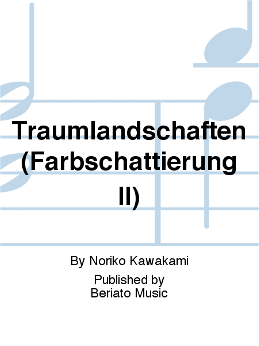 Traumlandschaften (Farbschattierung II) Set of Parts scores gallery preview page 1