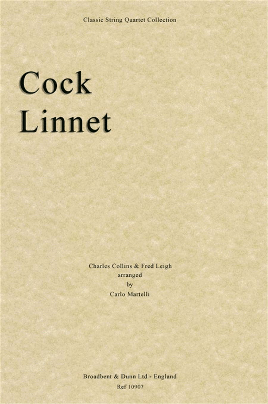 Cock Linnet String Quartet scores gallery preview page 1