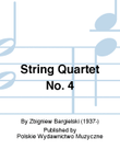 String Quartet No. 4