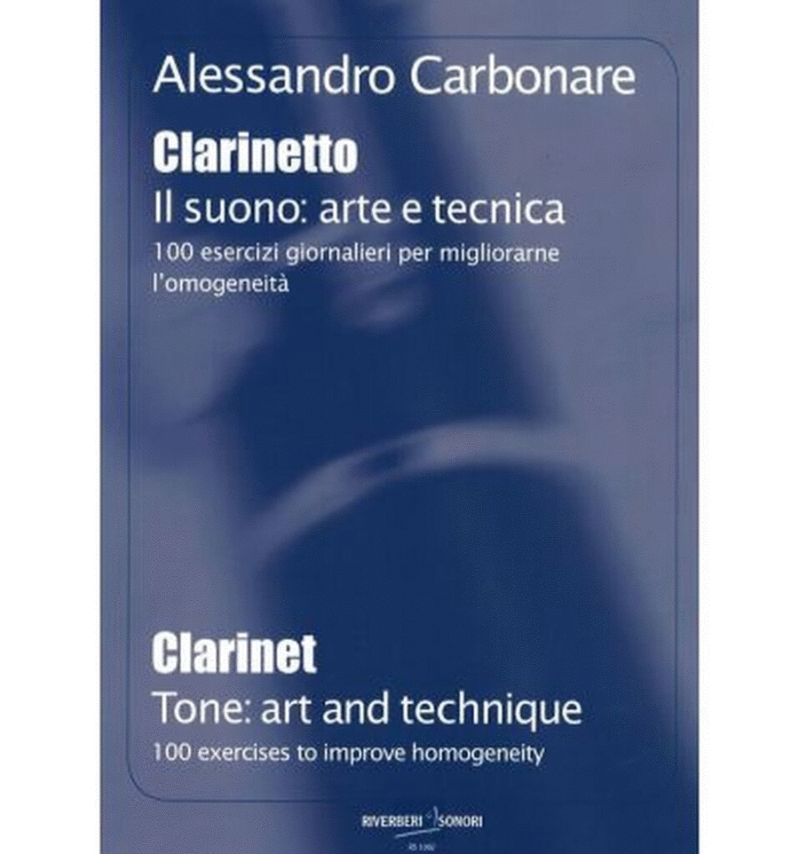 Clarinet Tone: Art & Technqiue Clarinet scores gallery preview page 1