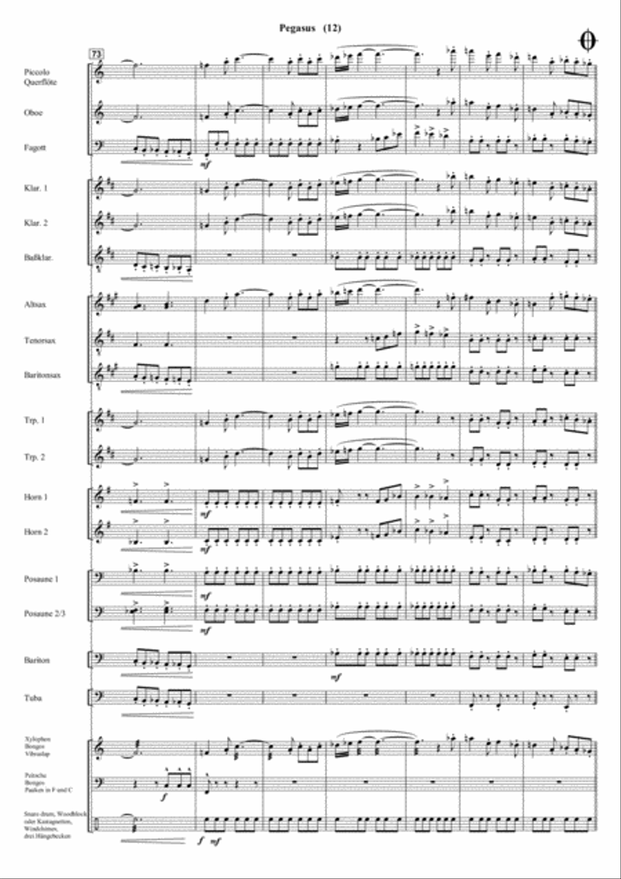 Pegasus Pegasus Concert Band scores gallery preview page 13