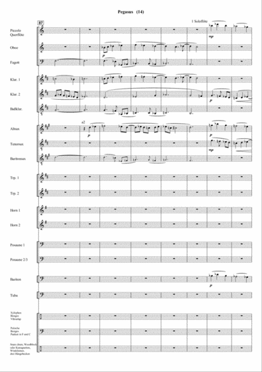 Pegasus Pegasus Concert Band scores gallery preview page 15