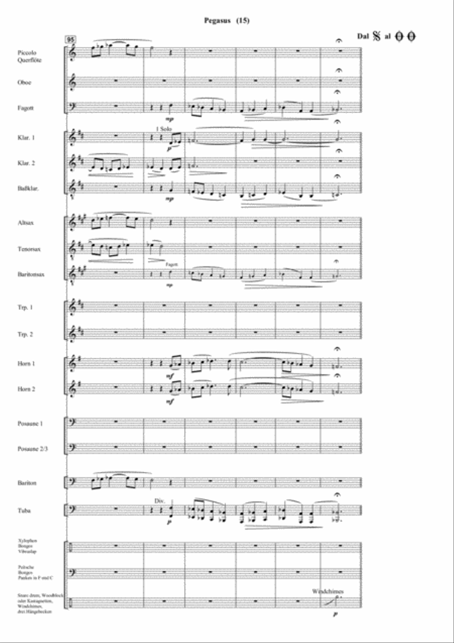 Pegasus Pegasus Concert Band scores gallery preview page 16
