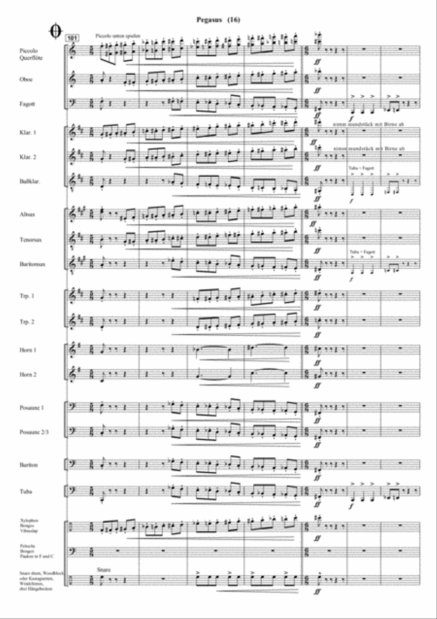 Pegasus Pegasus Concert Band scores gallery preview page 17