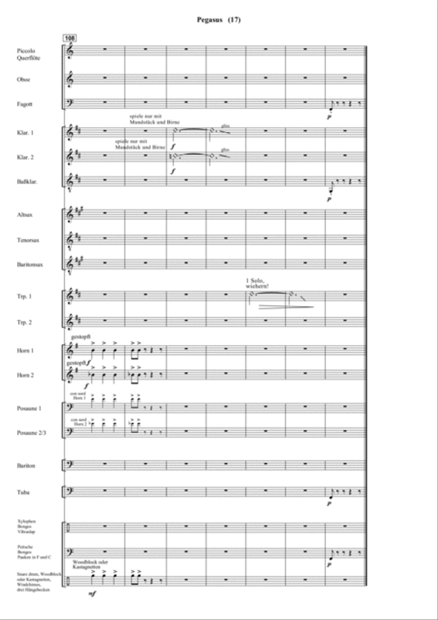 Pegasus Pegasus Concert Band scores gallery preview page 18