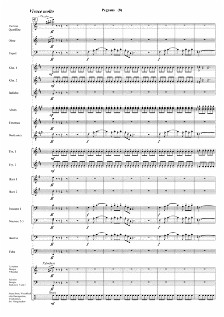 Pegasus Pegasus Concert Band scores gallery preview page 9