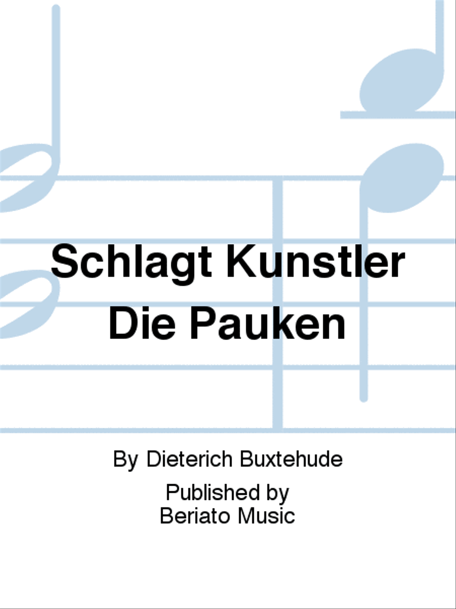 Schlagt Künstler Die Pauken Choir scores gallery preview page 1