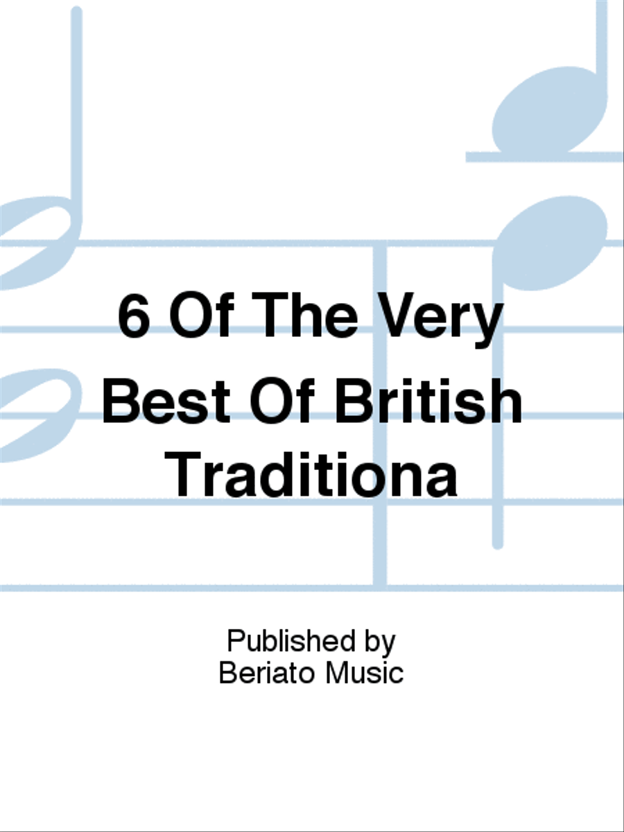 6 Of The Very Best Of British Traditiona Violin Solo scores gallery preview page 1