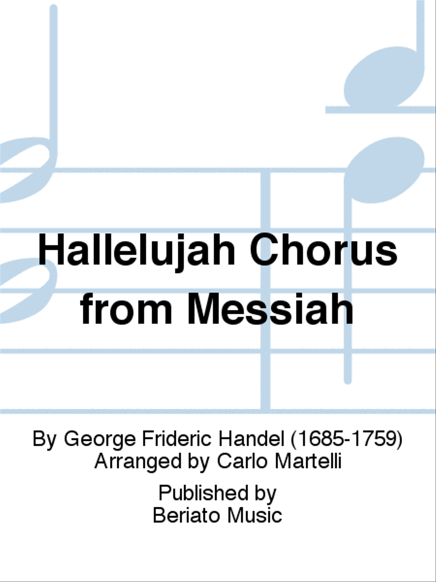Hallelujah Chorus from Messiah Choir scores gallery preview page 1