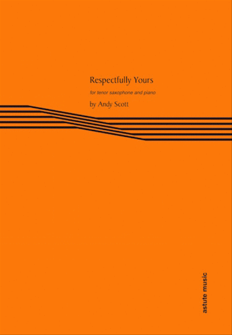 Respectfully Yours Tenor Saxophone scores gallery preview page 1