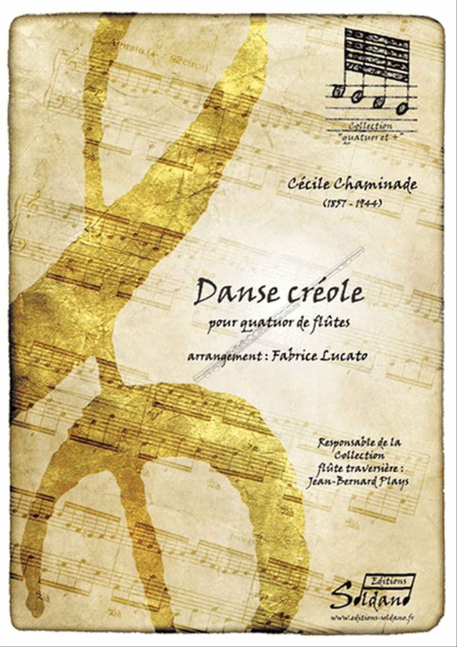 Danse Creole Flute Quartet scores gallery preview page 1