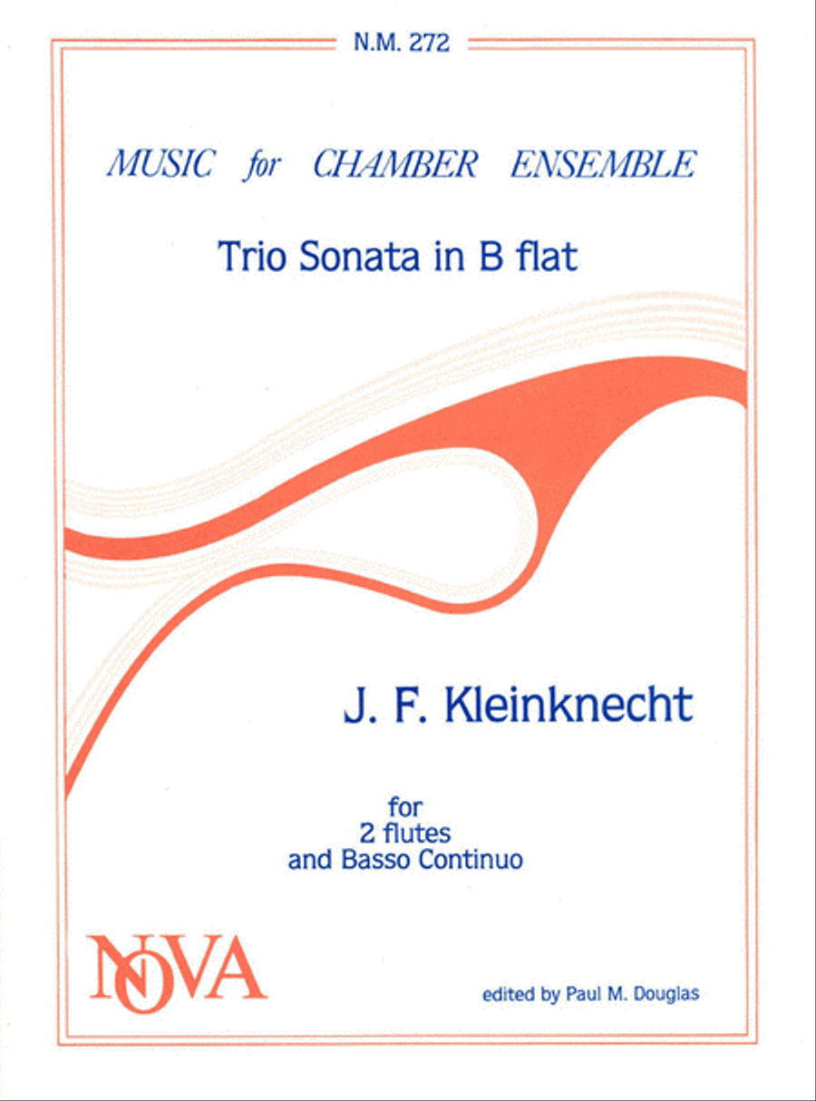 Trio Sonata In B Flat Flute scores gallery preview page 1
