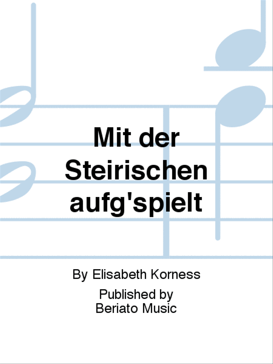 Mit der Steirischen aufg'spielt Harmonica scores gallery preview page 1
