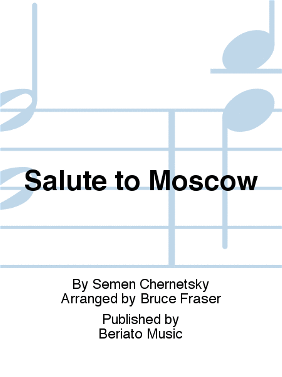 Salute to Moscow Concert Band scores gallery preview page 1