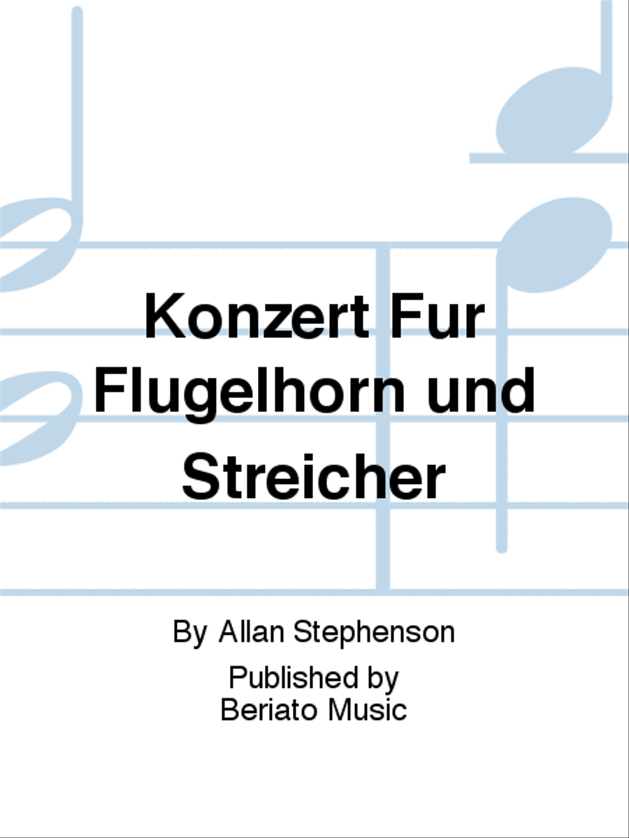 Konzert Für Flügelhorn und Streicher Flugelhorn scores gallery preview page 1