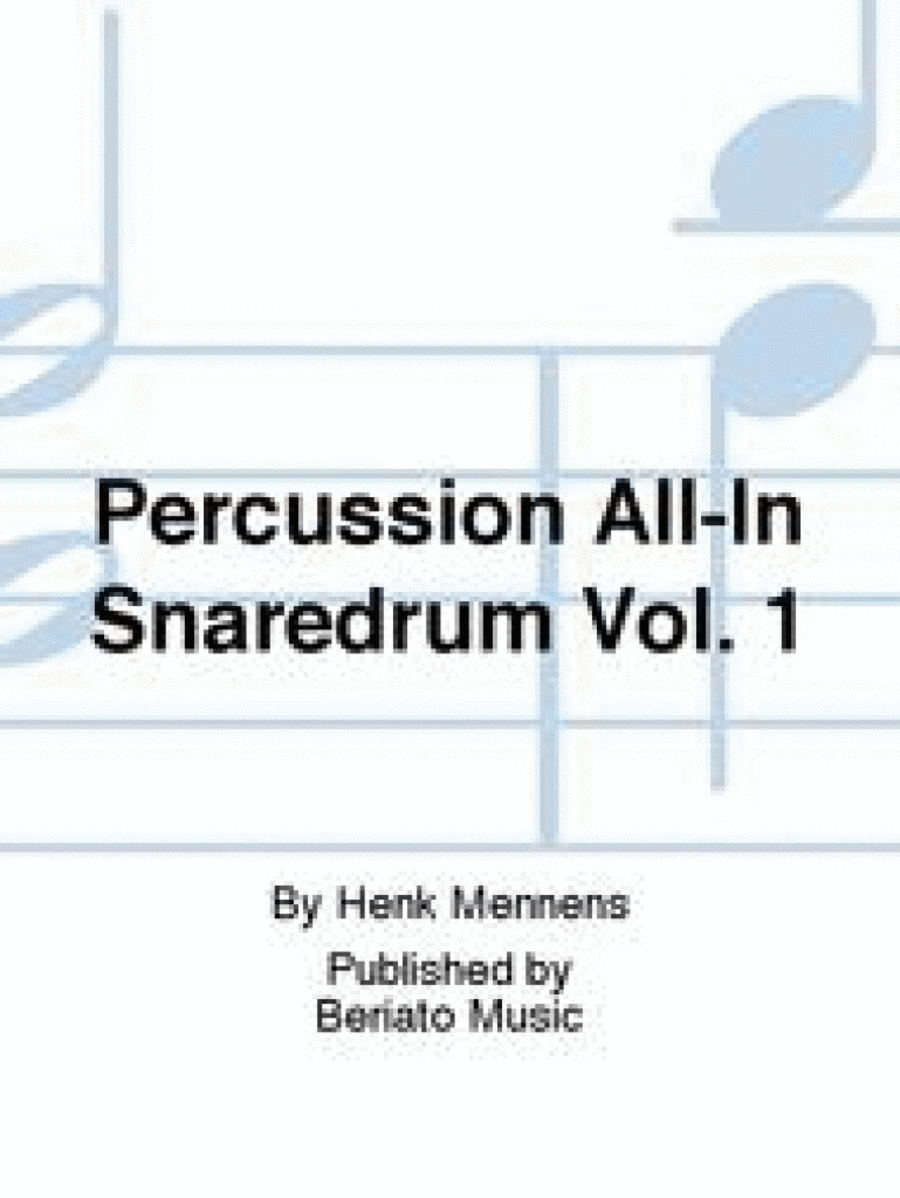 Percussion All-In Snaredrum Vol. 1 (deutsch) Percussion scores gallery preview page 1
