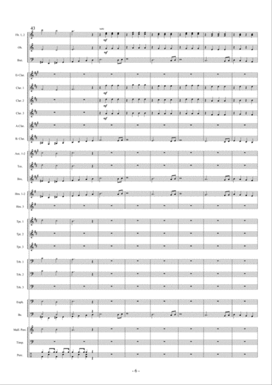 Intrada en Fantasia Intrada en Fantasia Concert Band scores gallery preview page 7