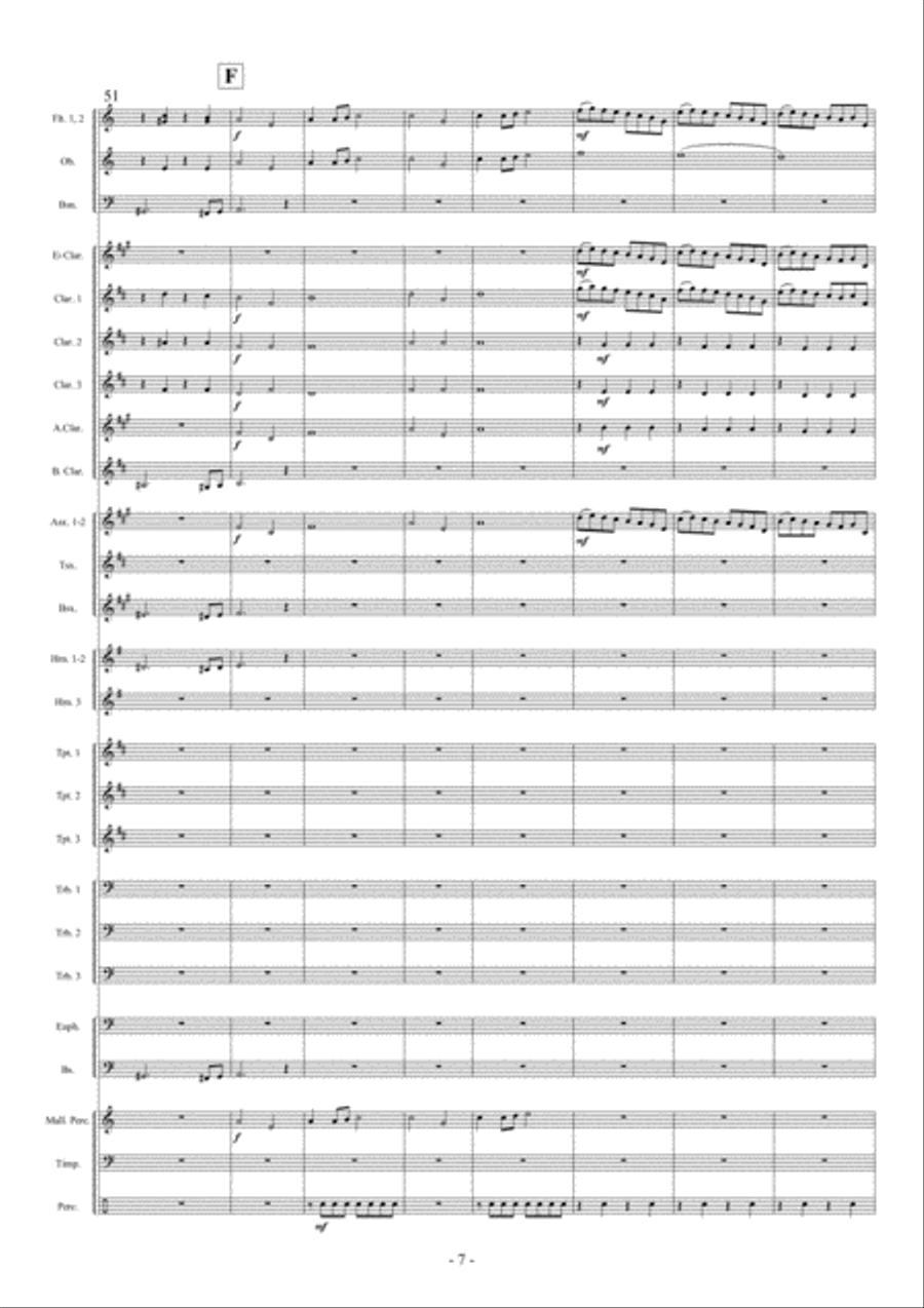 Intrada en Fantasia Intrada en Fantasia Concert Band scores gallery preview page 8