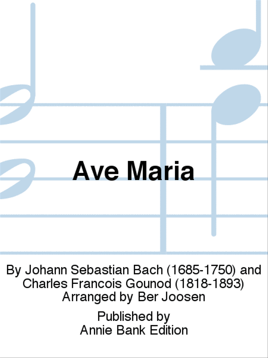 Ave Maria 4-Part scores gallery preview page 1