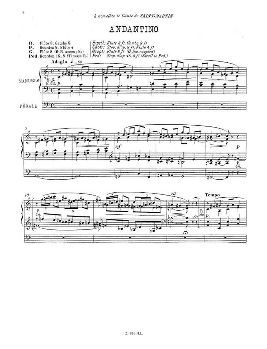 Pièces de fantaisie Op.51 suite n°1 Pièces de fantaisie Op.51 suite n°1 Organ Solo scores gallery preview page 2