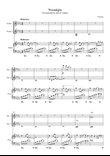 Nostalgia (for piano and 10 violins)