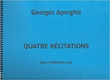 Quatre Recitations