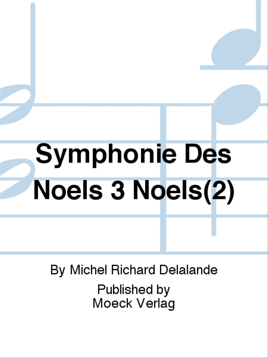 Symphonie Des Noels 3 Noels(2) Christmas scores gallery preview page 1