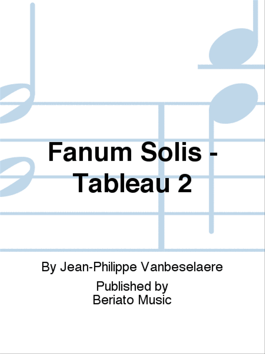 Fanum Solis - Tableau 2 Concert Band scores gallery preview page 1