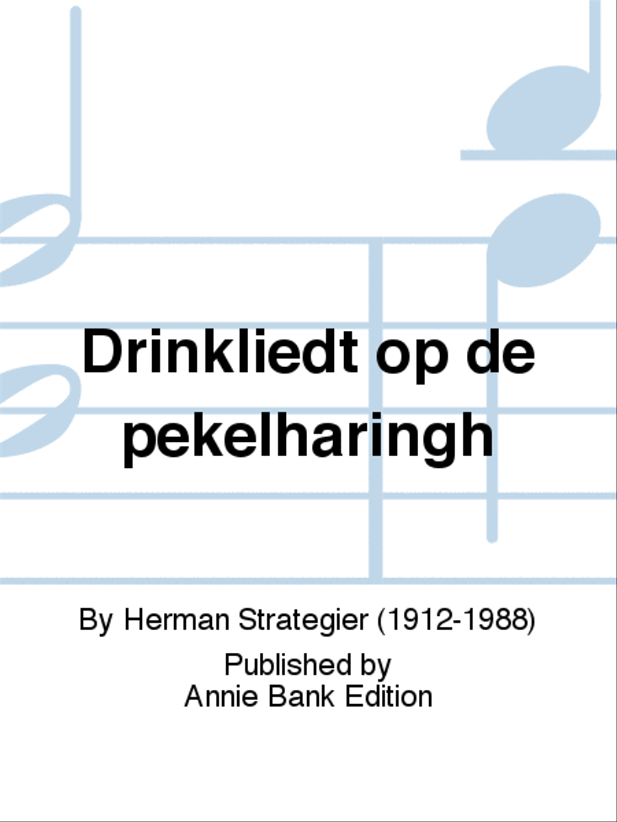 Drinkliedt op de pekelharingh TTBB scores gallery preview page 1