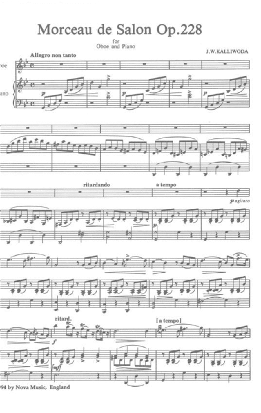 Morceau de Salon Op. 228 Piano Accompaniment scores gallery preview page 2
