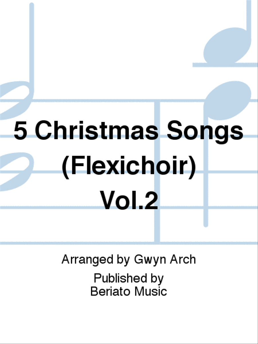 5 Christmas Songs (Flexichoir) Vol.2 Set of Parts scores gallery preview page 1