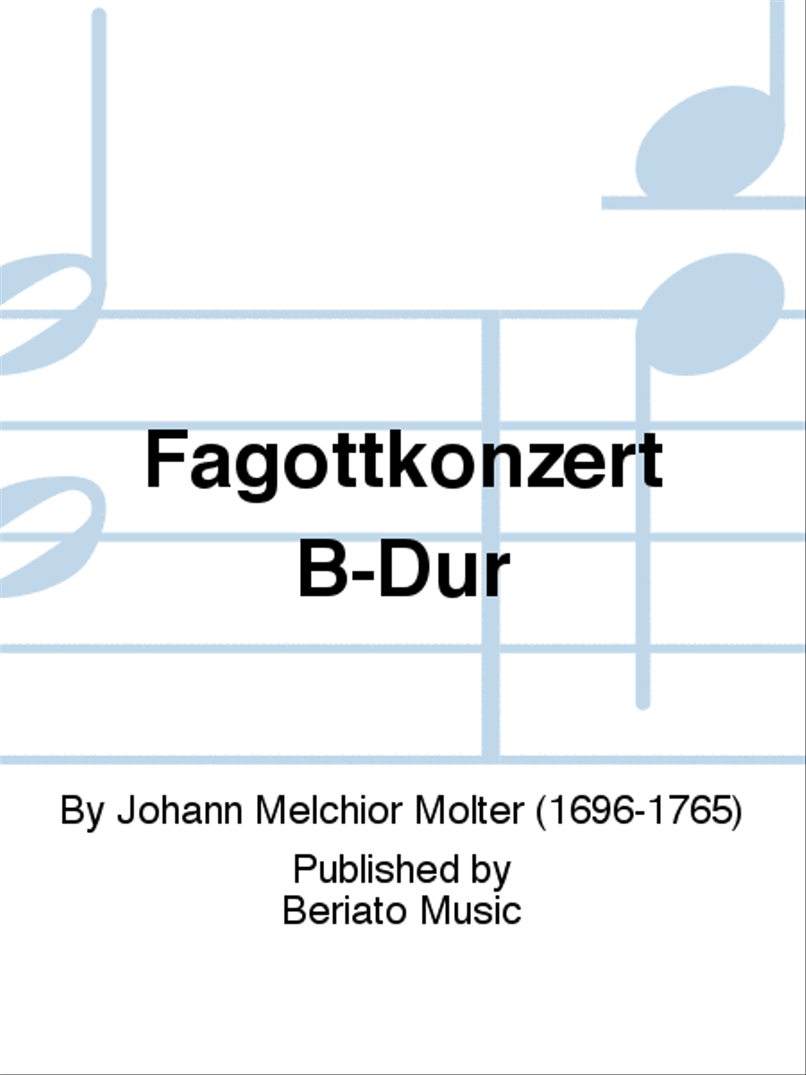 Fagottkonzert B-Dur Bassoon Solo scores gallery preview page 1