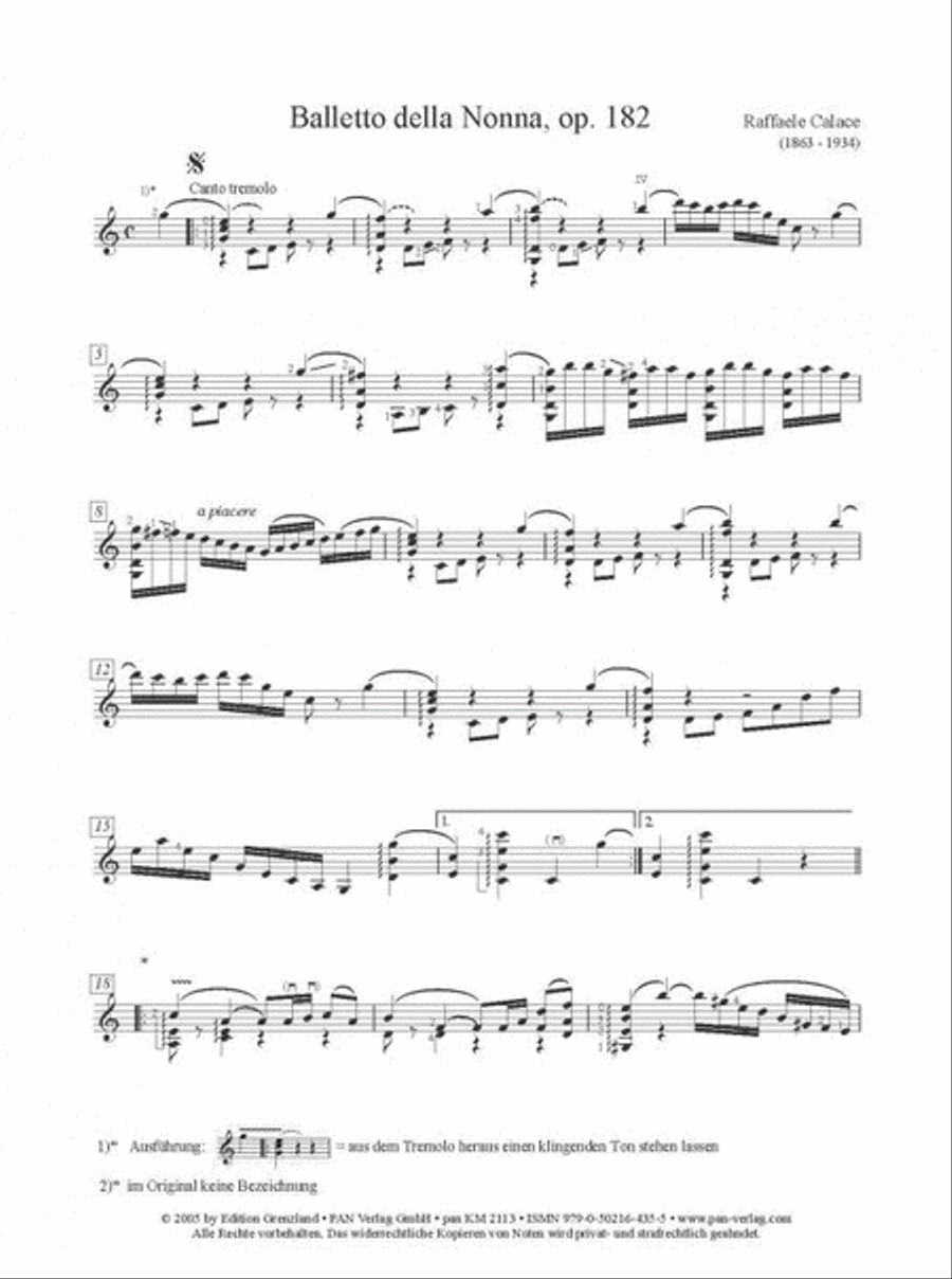 Balletto Delle Nonna Op. 182 Mandolin scores gallery preview page 2