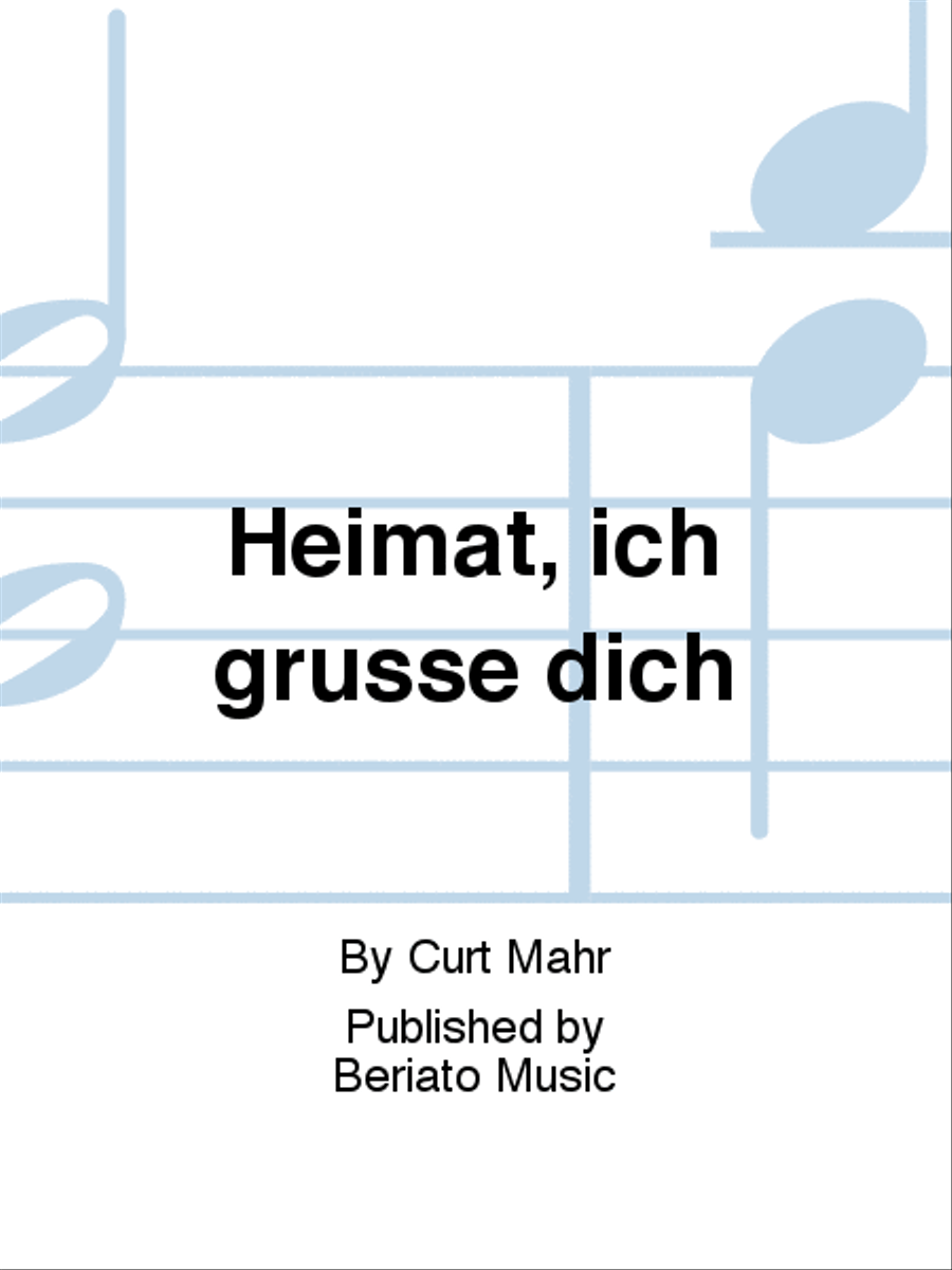 Heimat, ich grüße dich Accordion Orchestra scores gallery preview page 1