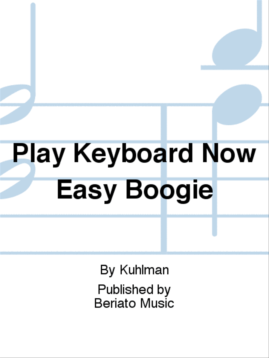 Play Keyboard Now Easy Boogie Piano scores gallery preview page 1