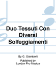Duo Tessuti Con Diversi Solfeggiamenti