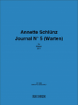 Schlünz, Annette Journal No 5 (Warten)