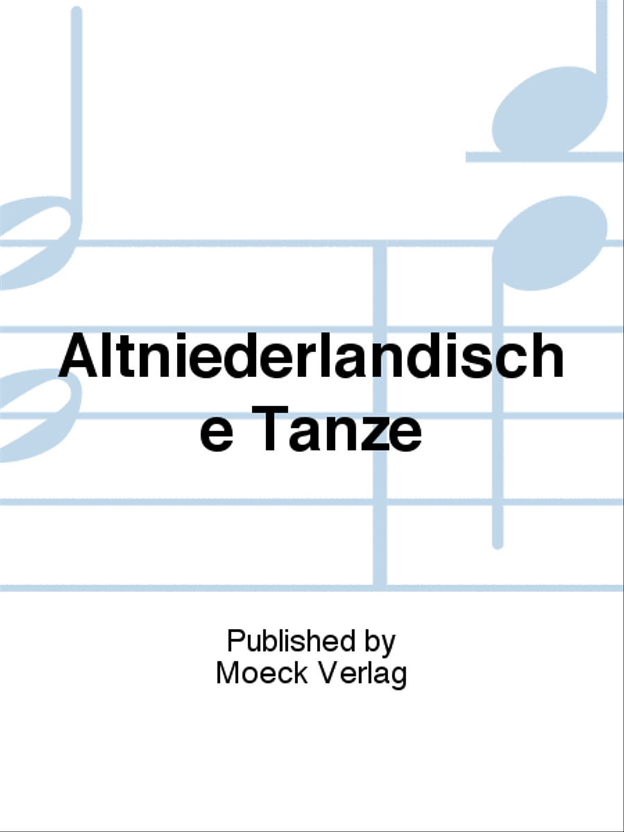 Altniederlandische Tanze Recorder scores gallery preview page 1